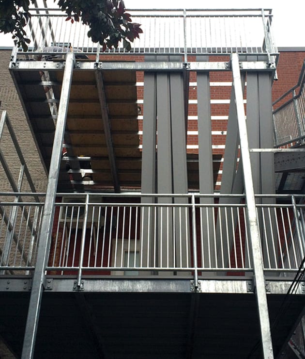 plancher de balcon en aluminium 102